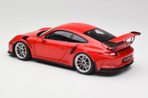 Porsche 911 991 GT3 RS Guards Rot Silber Felgen AUTOart 1:18 78165 Metall – Bild 7 von 8