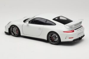 Porsche 911 991 GT3 Weiss Mit Silbernen Felgen Minichamps 1:18 113062721 Metall – Bild 7 von 8
