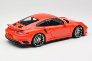 Porsche 911 991 Turbo S Lava Orange Minichamps 1:18 110067120 Metall – Bild 3 von 8