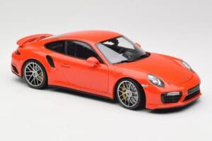 Porsche 911 991 Turbo S Lava Orange Minichamps 1:18 110067120 Metall – Bild 6 von 8