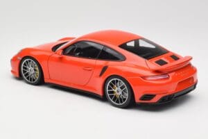 Porsche 911 991 Turbo S Lava Orange Minichamps 1:18 110067120 Metall – Bild 7 von 8