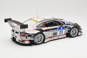 Porsche 911 991.1 GT3 R #21 WTM Racing J. Stursberg / V. Krumbach 24h Nürburgring 2016 Minichamps 1:18 155166021 Metall – Bild 2 von 6