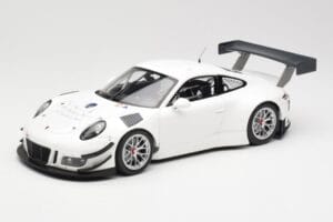 Porsche 911 991.1 GT3 R Weiss Mit Silberfelgen Minichamps 1:18 153166000 Metall