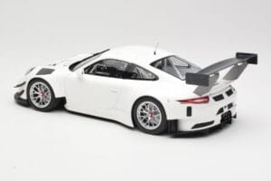 Porsche 911 991.1 GT3 R Weiss Mit Silberfelgen Minichamps 1:18 153166000 Metall – Bild 5 von 6