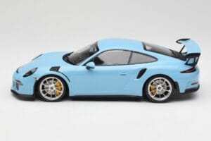 Porsche 911 991.1 GT3 RS Blau Matte Felgen Minichamps 1:18 153066235 Metall – Bild 3 von 6
