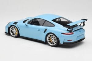 Porsche 911 991.1 GT3 RS Blau Matte Felgen Minichamps 1:18 153066235 Metall – Bild 5 von 6