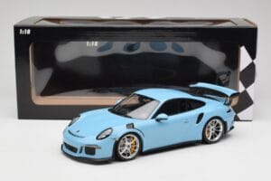Porsche 911 991.1 GT3 RS Blau Matte Felgen Minichamps 1:18 153066235 Metall – Bild 6 von 6