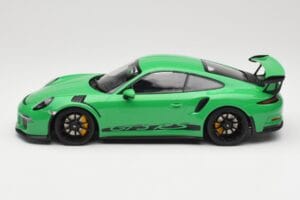 Porsche 911 991.1 GT3 RS Grün Schwarze Felgen Minichamps 1:18 153066228 Metall – Bild 3 von 6
