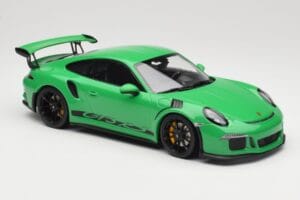 Porsche 911 991.1 GT3 RS Grün Schwarze Felgen Minichamps 1:18 153066228 Metall – Bild 4 von 6