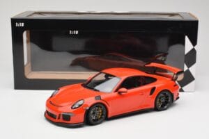 Porsche 911 991.1 GT3 RS Lava Orange Minichamps 1:18 155066220 Metall – Bild 6 von 6