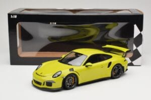 Porsche 911 991.1 GT3 RS Hellgrün Minichamps 1:18 155066222 Metall – Bild 6 von 6