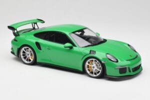 Porsche 911 991.1 GT3 RS Lizard Grün & Silberne Räder Minichamps 1:18 153066229 Metall – Bild 4 von 6