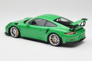 Porsche 911 991.1 GT3 RS Lizard Grün & Silberne Räder Minichamps 1:18 153066229 Metall – Bild 5 von 6