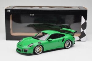 Porsche 911 991.1 GT3 RS Lizard Grün & Silberne Räder Minichamps 1:18 153066229 Metall – Bild 6 von 6