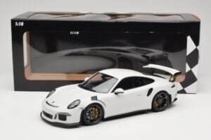 Porsche 911 991.1 GT3 RS Weiss Schwarze Felgen Minichamps 1:18 153066224 Metall – Bild 6 von 6