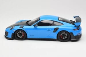 Porsche 911 991.2 GT2 RS Blau mit Schwarzen Felgen Minichamps 1:18 155068308 Metall – Bild 3 von 6