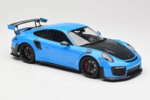 Porsche 911 991.2 GT2 RS Blau mit Schwarzen Felgen Minichamps 1:18 155068308 Metall – Bild 4 von 6