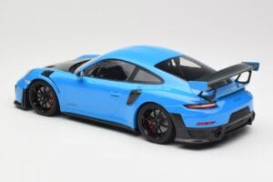 Porsche 911 991.2 GT2 RS Blau mit Schwarzen Felgen Minichamps 1:18 155068308 Metall – Bild 5 von 6