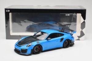 Porsche 911 991.2 GT2 RS Blau mit Schwarzen Felgen Minichamps 1:18 155068308 Metall – Bild 6 von 6