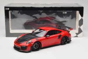 Porsche 911 GT2 RS 991.2 Rot Schwarze Felgen Minichamps 1:18 155968307 Metall – Bild 6 von 6