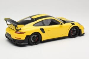 Porsche 911 991.2 GT2 RS Weissach Package Gelb mit Schwarzen Felgen Minichamps 1:18 155068311 Metall – Bild 2 von 6