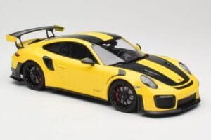 Porsche 911 991.2 GT2 RS Weissach Package Gelb mit Schwarzen Felgen Minichamps 1:18 155068311 Metall – Bild 4 von 6