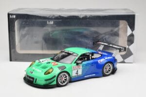 Porsche 911 991.2 GT3 R #4 Falken K. Bachler / M. Ragginger VLN Winner Round 6 2018 Minichamps 1:18 153186994 Metall – Bild 6 von 6