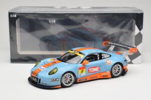 Porsche 911 991.2 GT3 R Pacific Gulf Racing #9 J. Lammers / K. Miura Super GT 300 Series 2017 Minichamps 1:18 155176909 Metal – Bild 6 von 6