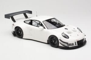 Porsche 911 991.2 GT3 R Weiss mit Schwarzen Rädern Minichamps 1:18 155186900 Metall – Bild 4 von 6