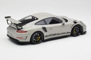 Porsche 911 991.2 GT3 RS Chalk Wording Schwarze Felgen Minichamps 1:18 153068230 Metall – Bild 2 von 6