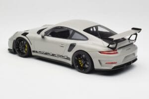 Porsche 911 991.2 GT3 RS Chalk Wording Schwarze Felgen Minichamps 1:18 153068230 Metall – Bild 5 von 6