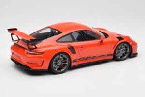 Porsche 911 991.2 GT3 RS Lava Orange & Silberne Felgen Minichamps 1:18 155068225 Metall – Bild 2 von 6