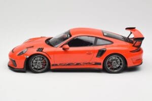 Porsche 911 991.2 GT3 RS Lava Orange & Silberne Felgen Minichamps 1:18 155068225 Metall – Bild 3 von 6