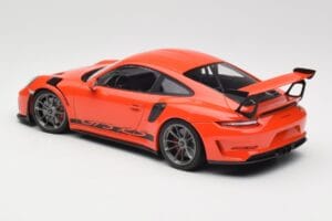 Porsche 911 991.2 GT3 RS Lava Orange & Silberne Felgen Minichamps 1:18 155068225 Metall – Bild 5 von 6