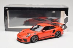 Porsche 911 991.2 GT3 RS Lava Orange & Silberne Felgen Minichamps 1:18 155068225 Metall – Bild 6 von 6
