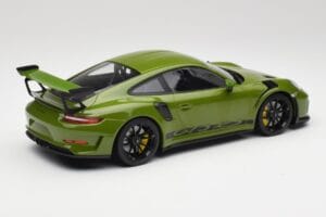 Porsche 911 991.2 GT3 RS Lizard Grün Mit Schwarzen Felgen Minichamps 1:18 155068233 Metall – Bild 2 von 6