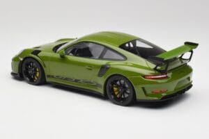Porsche 911 991.2 GT3 RS Lizard Grün Mit Schwarzen Felgen Minichamps 1:18 155068233 Metall – Bild 5 von 6