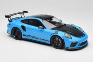Porsche 911 991.2 GT3 RS Miami Blau Weissach Package & Schwarze Magnesium Räder Minichamps 1:18 153068231 Metall – Bild 4 von 6
