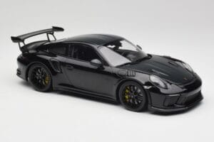 Porsche 911 991.2 GT3 RS Weissach Package Schwarz & Schwarze Räder Minichamps 1:18 153068228 Metall – Bild 4 von 6