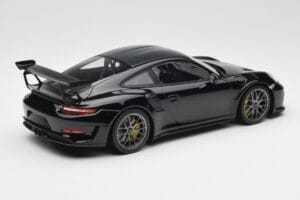 Porsche 911 991.2 GT3 RS Weissach Package Schwarz Silberne Magnesium Felgen Minichamps 1:18 153068229 Metall – Bild 2 von 6