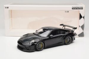Porsche 911 991.2 GT3 RS Weissach Package Schwarz Silberne Magnesium Felgen Minichamps 1:18 153068229 Metall – Bild 6 von 6