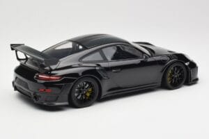 Porsche 911 991.2 GT3 RS Weissach Package Schwarz Mit Schwarzen Felgen Minichamps 1:18 153068321 Metall – Bild 2 von 6