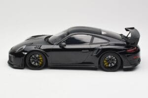 Porsche 911 991.2 GT3 RS Weissach Package Schwarz Mit Schwarzen Felgen Minichamps 1:18 153068321 Metall – Bild 3 von 6