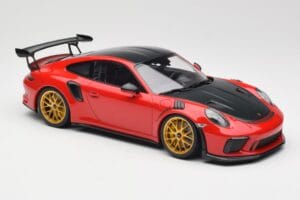 Porsche 911 991.2 GT3 RS Weissach Package Guards Red Goldene Magnesium Felgen Minichamps 1:18 153068236 Metall – Bild 4 von 6