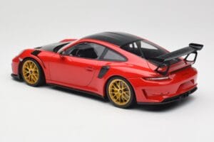 Porsche 911 991.2 GT3 RS Weissach Package Guards Red Goldene Magnesium Felgen Minichamps 1:18 153068236 Metall – Bild 5 von 6