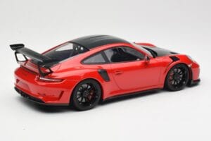 Porsche 911 991.2 GT3 RS Weissach Package Rot mit Schwarzen Felgen Minichamps 1:18 155068230 Metall – Bild 2 von 6