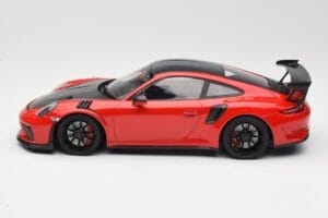 Porsche 911 991.2 GT3 RS Weissach Package Rot mit Schwarzen Felgen Minichamps 1:18 155068230 Metall – Bild 3 von 6