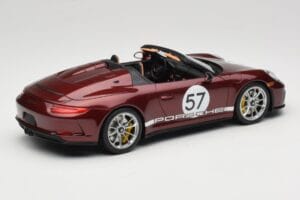 Porsche 911 991.2 Speedster Heritage Edition Cherry Metallic GT Spirit 1:18 GT929 Resin – Bild 2 von 6