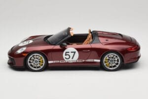 Porsche 911 991.2 Speedster Heritage Edition Cherry Metallic GT Spirit 1:18 GT929 Resin – Bild 3 von 6