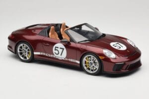 Porsche 911 991.2 Speedster Heritage Edition Cherry Metallic GT Spirit 1:18 GT929 Resin – Bild 4 von 6